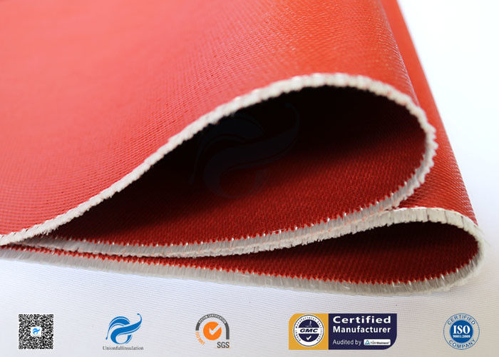 3784 C Glass Red Silicone Coated Fiberglass Cloth Thermal Insulation Cover