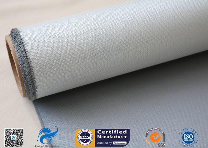 Fire Curtain E Glass Fabric With Silicone Coated Non Stick 15oz Gray Color