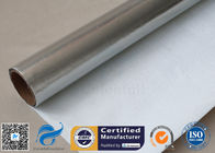 Heat Reflective 0.9mm Aluminium Foil Fiberglass Silver Coated Fabric Pipe Insulation