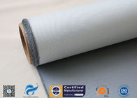 Expansion Joint Satin Weaving silicone fiberglass cloth 530g 0.5mm One Side Grey