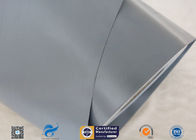 Waterproof Grey PVC Woven Fabric fiberglass clothing 7628 0.3MM 20CM Wide