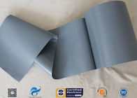 Waterproof Grey PVC Woven Fabric fiberglass clothing 7628 0.3MM 20CM Wide