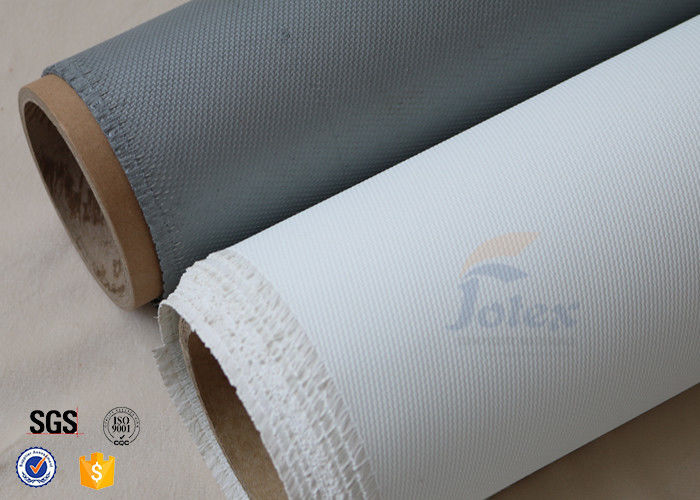 PU Coated Fiberglass Welding Blanket Insulation Materials White 0.6MM 20OZ