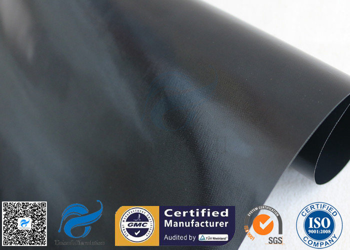 Black PTFE Coated Fiberglass Fabric 0.12mm 50